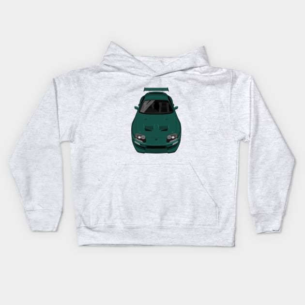 Supra GT MK3 3rd gen 1JZ Body Kit - Green Kids Hoodie by jdmart